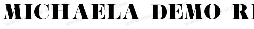 Michaela Demo Regula字体转换